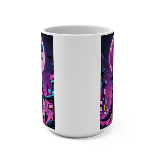 Futuristic Dinosaur-Themed Mug, 15oz Retro Space Design, Ideal Gift for Sci-Fi Lovers, Unique Home Decor, Perfect for Birthdays, [...]