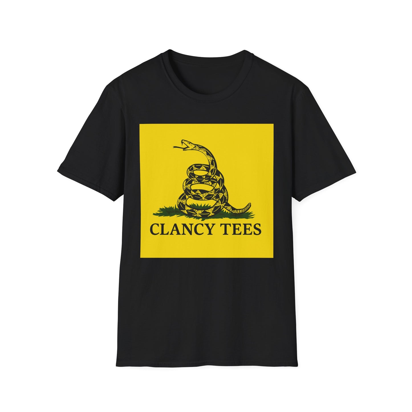 Coiled Snake Parody Tee – Satirical Rattlesnake Shirt – Gift for Sarcastic Rebels, Libertarian Dropouts, and Political Burnouts