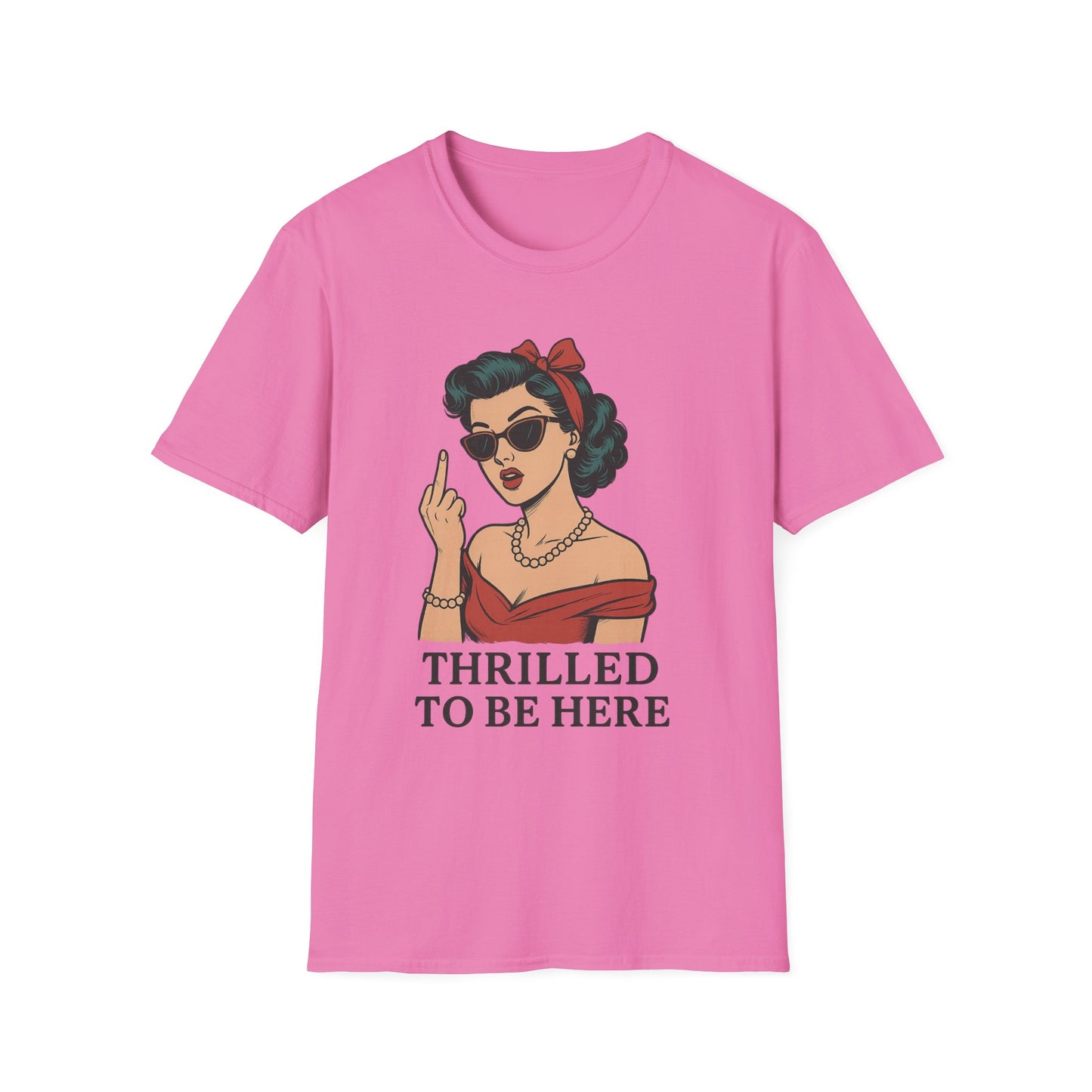 Vintage Pin Up Girl Graphic Tee, Stylish Casual Wear, Gifts for Her, Funny T-Shirt, Summer Fashion