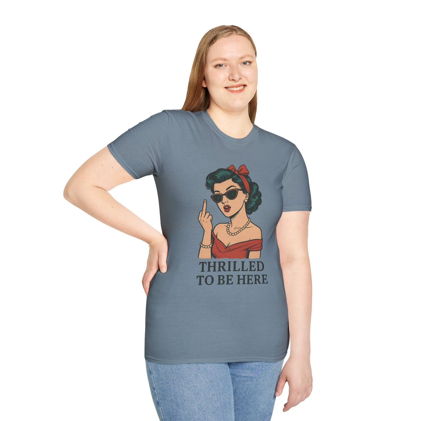 Vintage Pin Up Girl Graphic Tee, Stylish Casual Wear, Gifts for Her, Funny T-Shirt, Summer Fashion