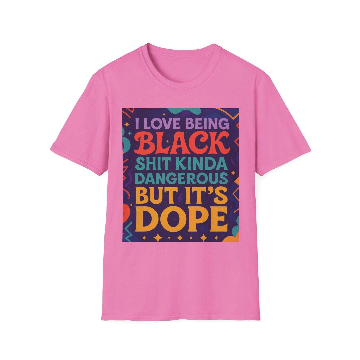 I Love Being Black Shirt – Bold Afrocentric Graphic Tee – Funny Black Pride Design – Gift for Pro-Black Friends and Culture Lovers