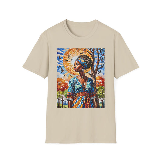 Colorful African Heritage Unisex T-Shirt - Inspirational Art Tee for Cultural Celebrations, Gifts, Festivals, Everyday Wear