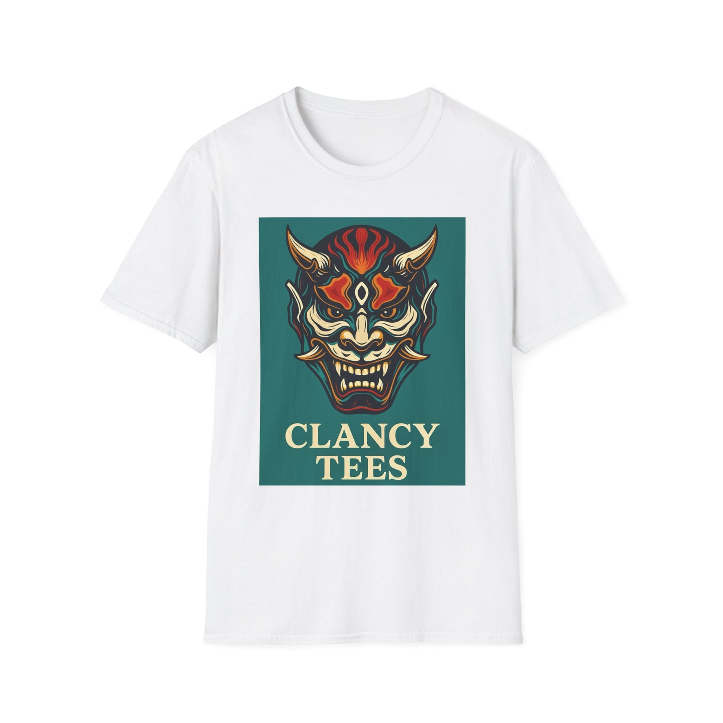 Graphic T-Shirt with Unique Demon Design, Unisex Tee, Casual Wear, Gift for Fans, Halloween Apparel, Streetwear