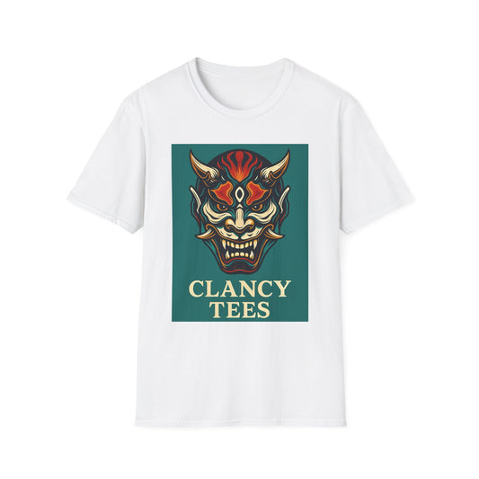 Graphic T-Shirt with Unique Demon Design, Unisex Tee, Casual Wear, Gift for Fans, Halloween Apparel, Streetwear