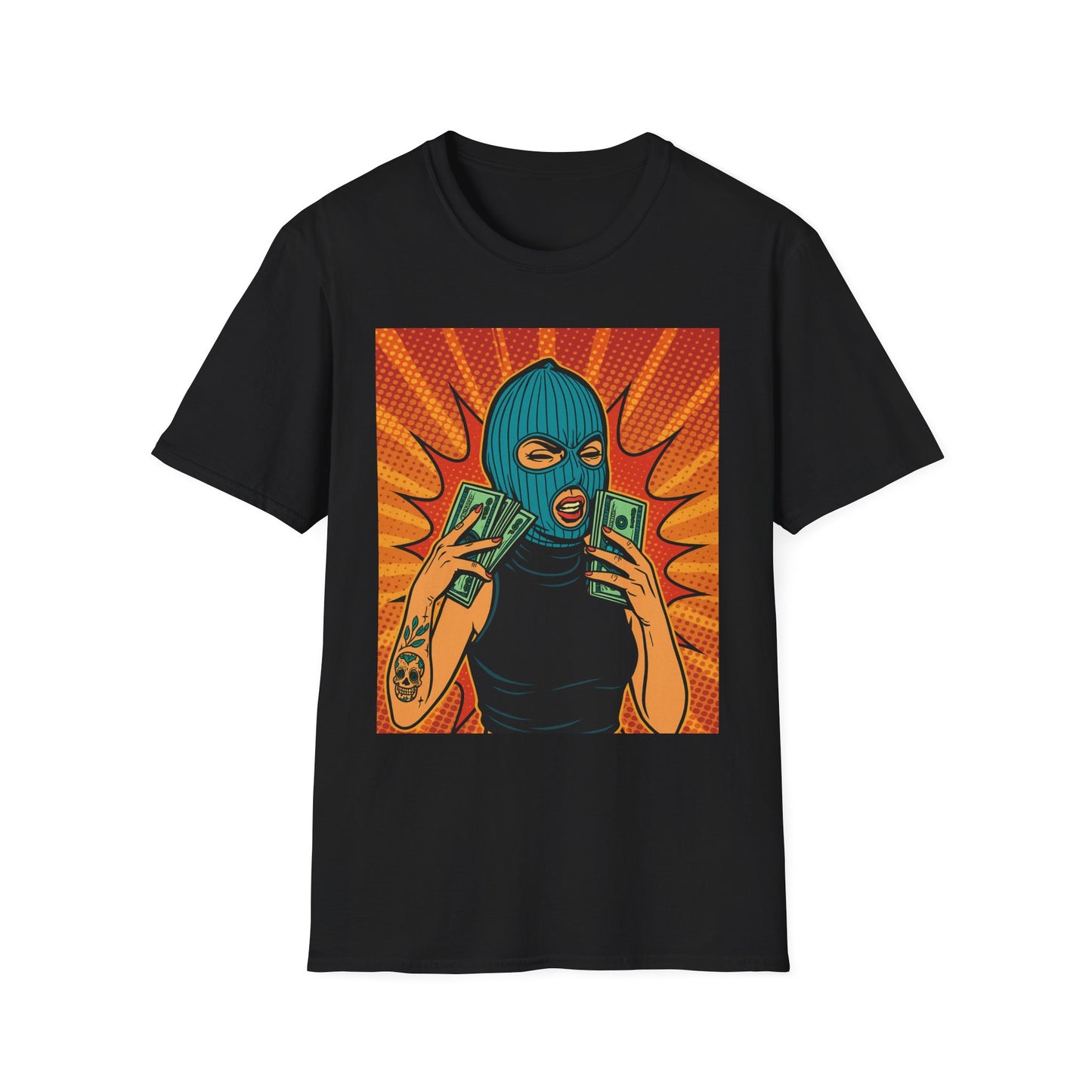 Trap Queen T Shirt Bad Girl Streetwear for Baddies Heist Fans Urban Fashion Rebels Hood Rich Aesthetic Graphic Tee for Bold Women Who Run the Game