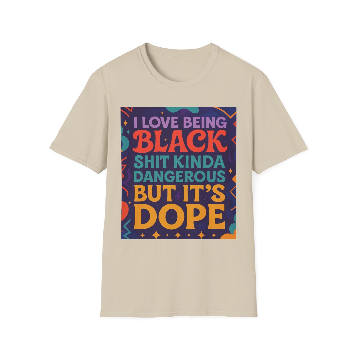 I Love Being Black Shirt – Bold Afrocentric Graphic Tee – Funny Black Pride Design – Gift for Pro-Black Friends and Culture Lovers