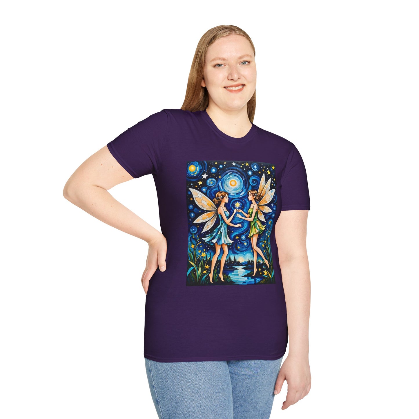 Enchanted Fairy T-Shirt, Magical Tees, Fantasy Apparel, Gift for Dreamers, Boho Style, Celestial Fashion, Nature Lover Shirt