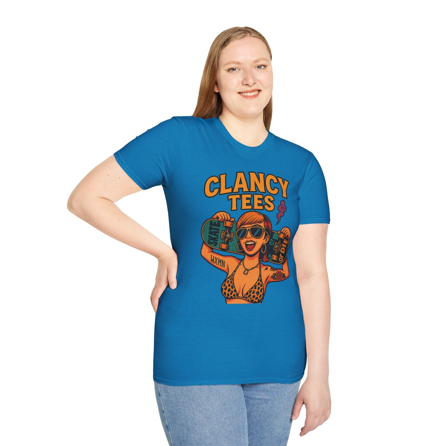 Trendy Graphic Tee, Vintage Skateboarding Shirt, Casual Summer Top, Perfect for Skate Enthusiasts, Streetwear Wardrobe
