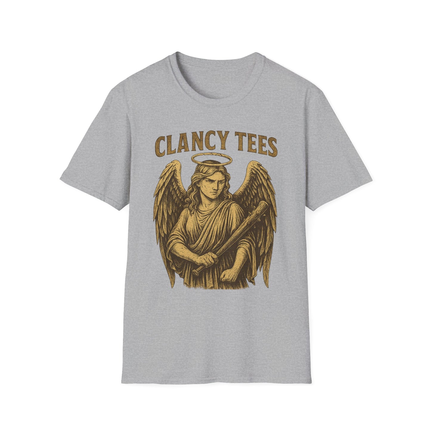 Warrior Angel T-Shirt Gothic Archangel Graphic Tee Dark Fantasy Shirt Gift for Metal Fans Gift for Angel Lovers Celestial Warrior Artwork