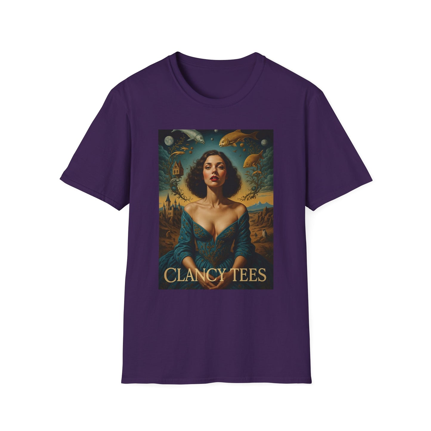 Surreal Renaissance Fantasy T-Shirt – Vintage Style Art Tee, Trippy Baroque Shirt, Gift for Art Lovers, Dreamy Historical Aesthetic Graphic