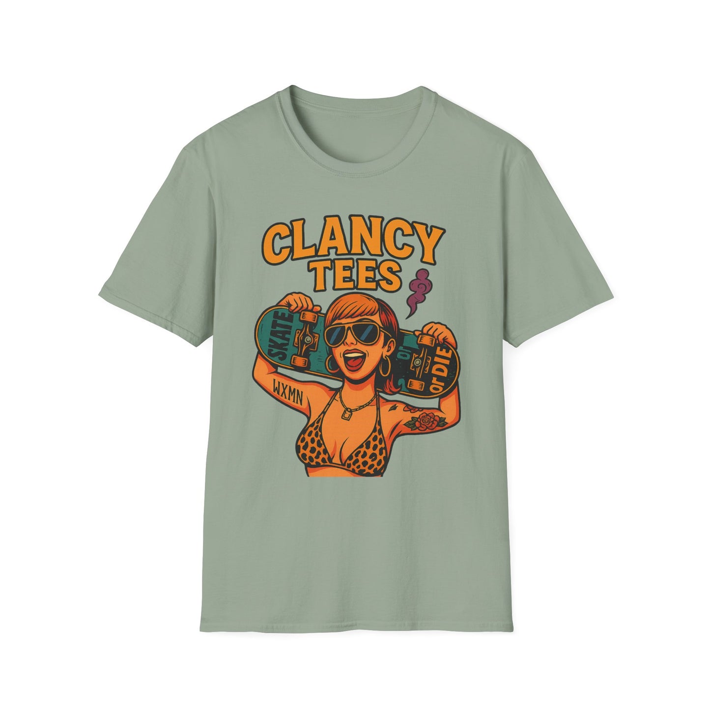 Trendy Graphic Tee, Vintage Skateboarding Shirt, Casual Summer Top, Perfect for Skate Enthusiasts, Streetwear Wardrobe