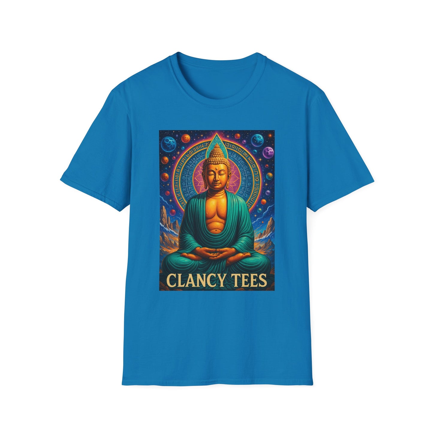 Trippy Buddha Meditation T-Shirt – Psychedelic Spiritual Shirt for Zen Seekers, Yoga Lovers, Gift for Mindful Friends, Cosmic Energy Tee
