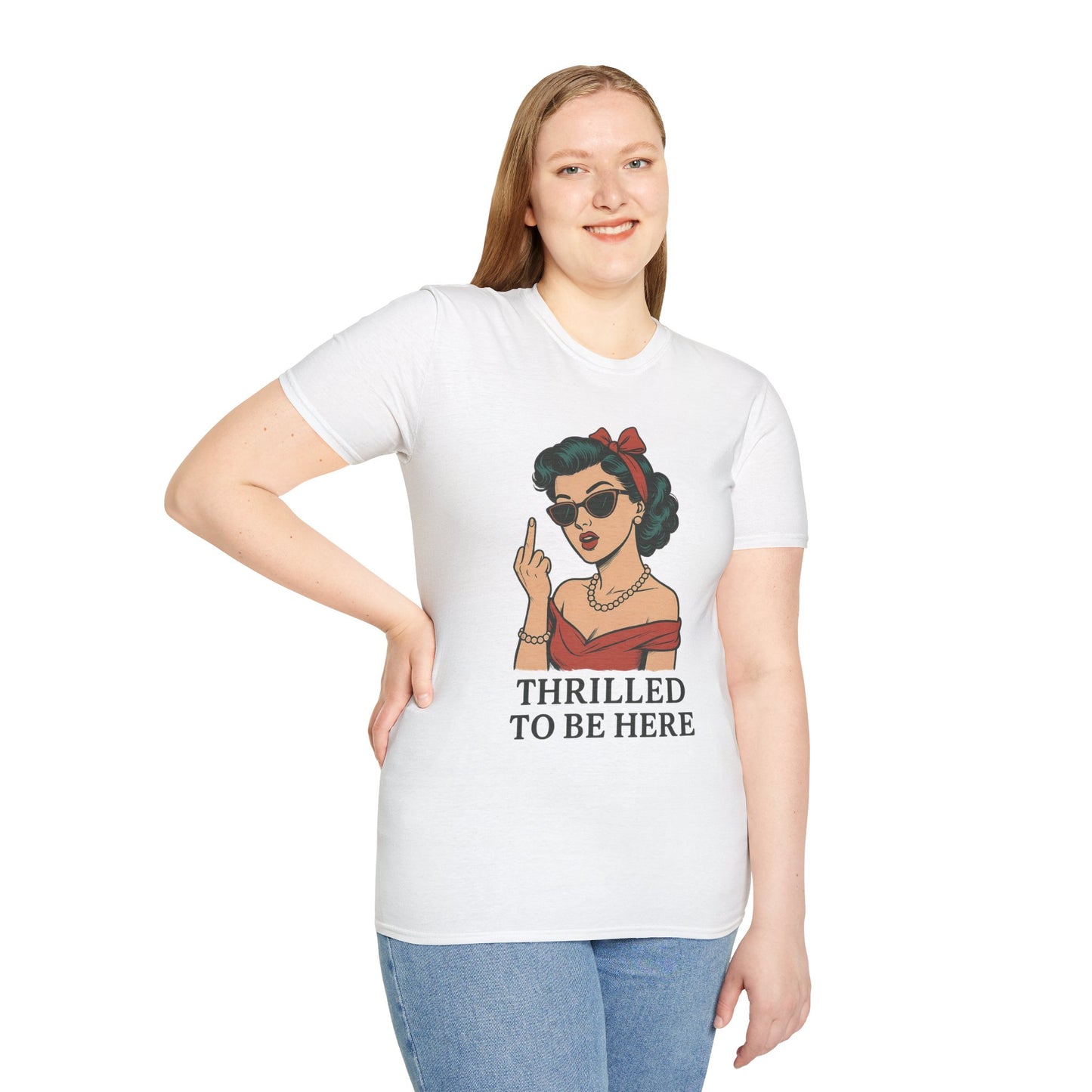 Vintage Pin Up Girl Graphic Tee, Stylish Casual Wear, Gifts for Her, Funny T-Shirt, Summer Fashion