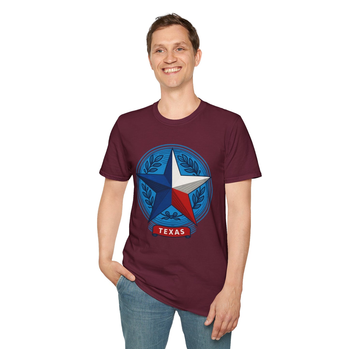 Texas Star State Seal Shirt – Vintage Texas Pride Graphic Tee – Lone Star Symbol Shirt – Gift for Texans and Southern Heritage Fans
