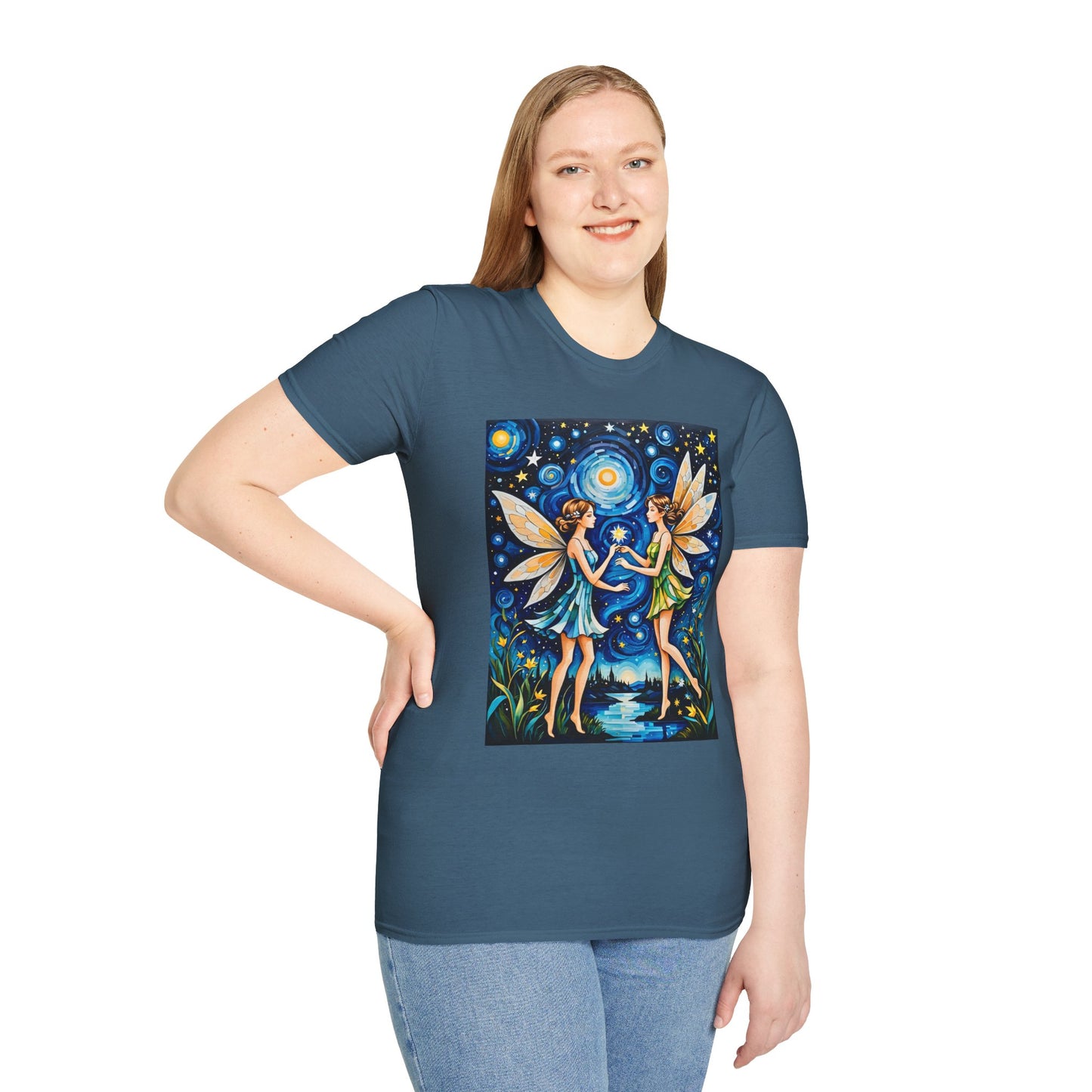 Enchanted Fairy T-Shirt, Magical Tees, Fantasy Apparel, Gift for Dreamers, Boho Style, Celestial Fashion, Nature Lover Shirt