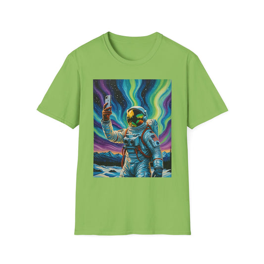Vibrant Astronaut T-Shirt - Cosmic Vibes, Space Lover Gift, Unisex Casual Wear, Unique Graphic Tee, Festival Fashion