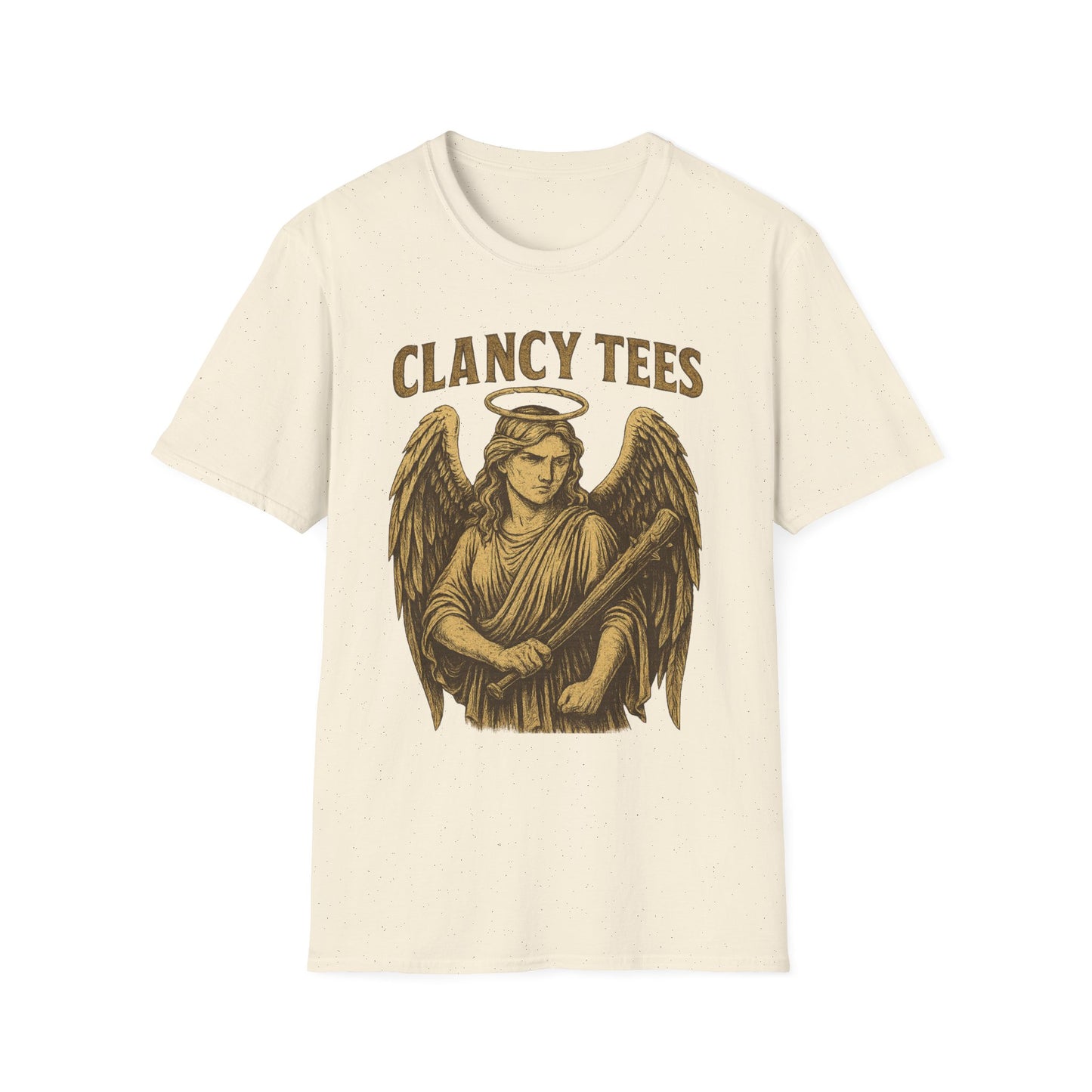 Warrior Angel T-Shirt Gothic Archangel Graphic Tee Dark Fantasy Shirt Gift for Metal Fans Gift for Angel Lovers Celestial Warrior Artwork