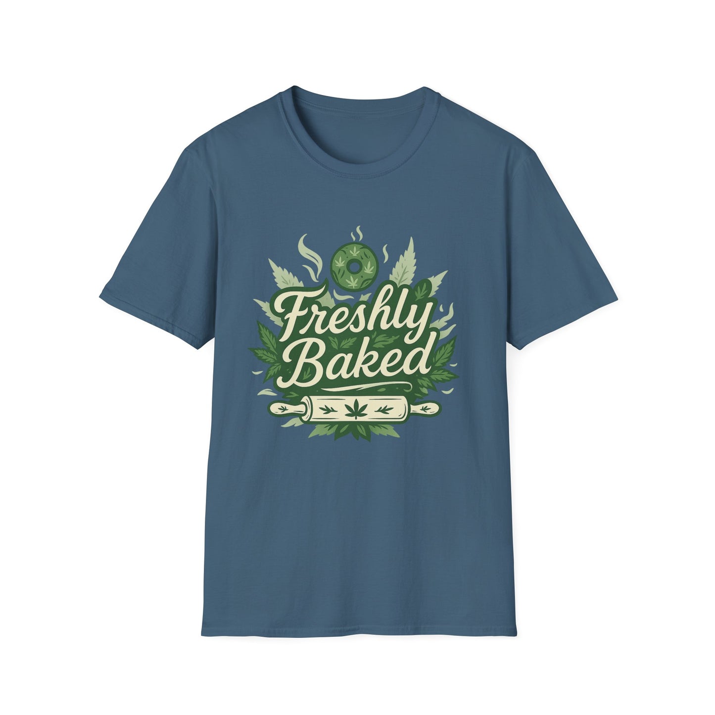Freshly Baked T-Shirt, Unisex Graphic Tee for Cooks, Foodies, Parties, 420 Celebrations, Unique Gift Idea