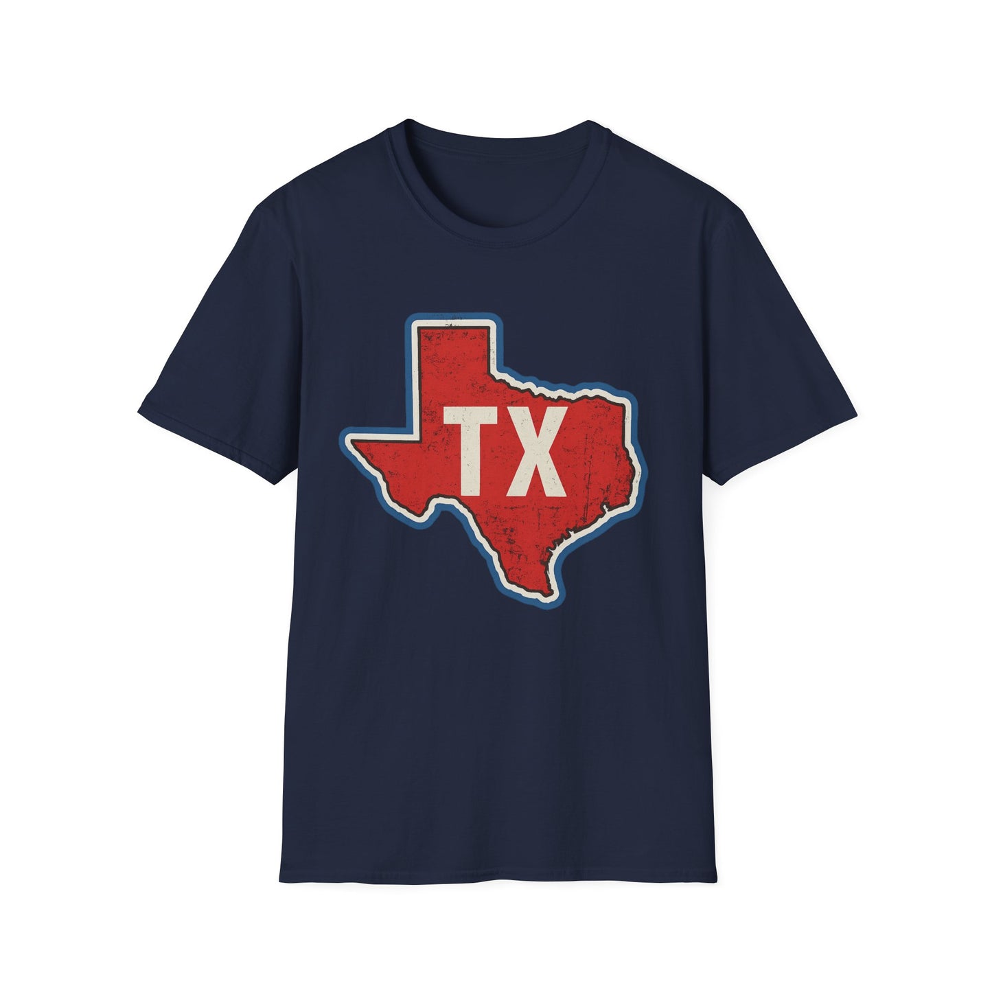 Texas State TX Map Shirt Bold Red Lone Star Tee Gift for Texans Southern Pride Fans of Texas Culture and Road Trip Junkies Who Love the Republic Vibe
