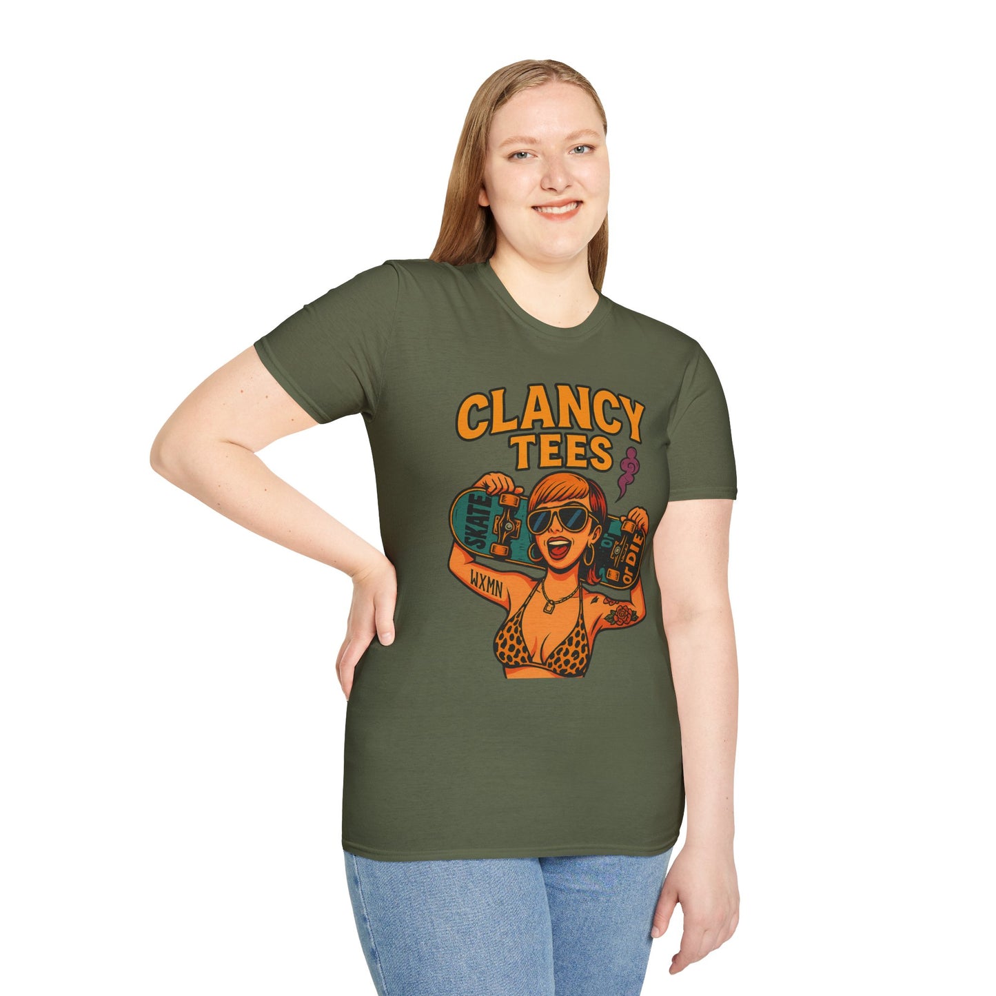 Trendy Graphic Tee, Vintage Skateboarding Shirt, Casual Summer Top, Perfect for Skate Enthusiasts, Streetwear Wardrobe