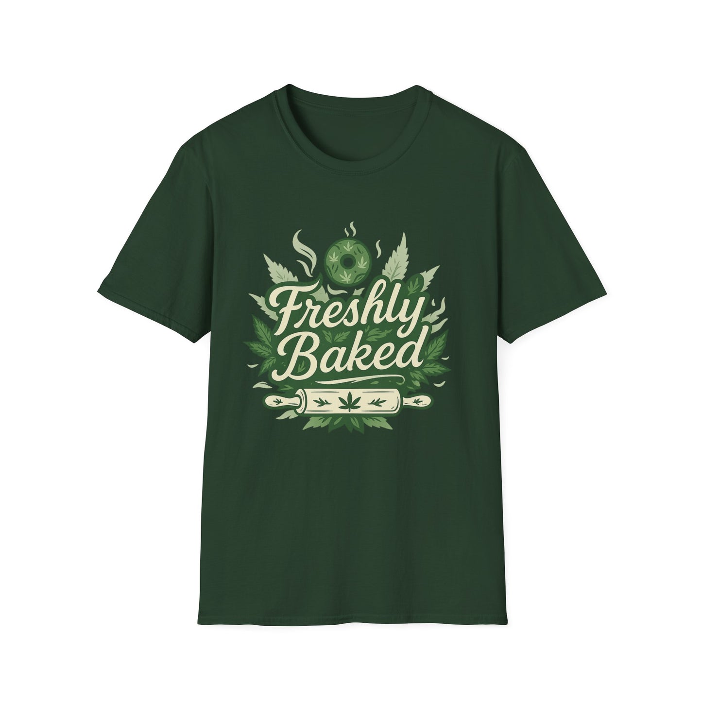 Freshly Baked T-Shirt, Unisex Graphic Tee for Cooks, Foodies, Parties, 420 Celebrations, Unique Gift Idea