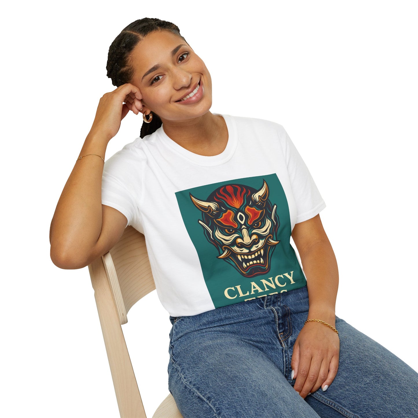 Graphic T-Shirt with Unique Demon Design, Unisex Tee, Casual Wear, Gift for Fans, Halloween Apparel, Streetwear