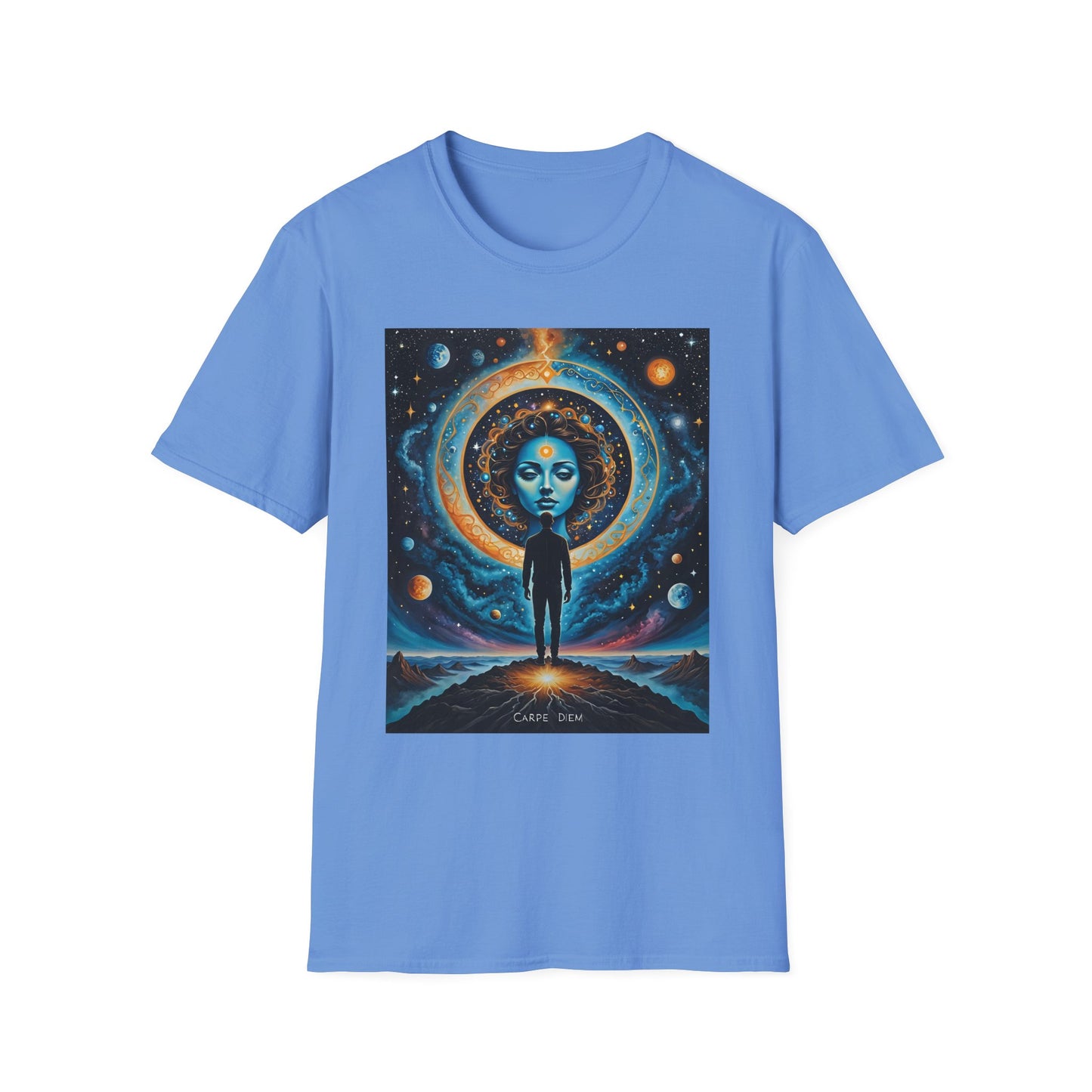 Cosmic Portal T-Shirt – Surreal Galaxy Art Tee – Gift for Spiritual Thinkers, Psychedelic Art Lovers, and Astral Projection Enthusiasts
