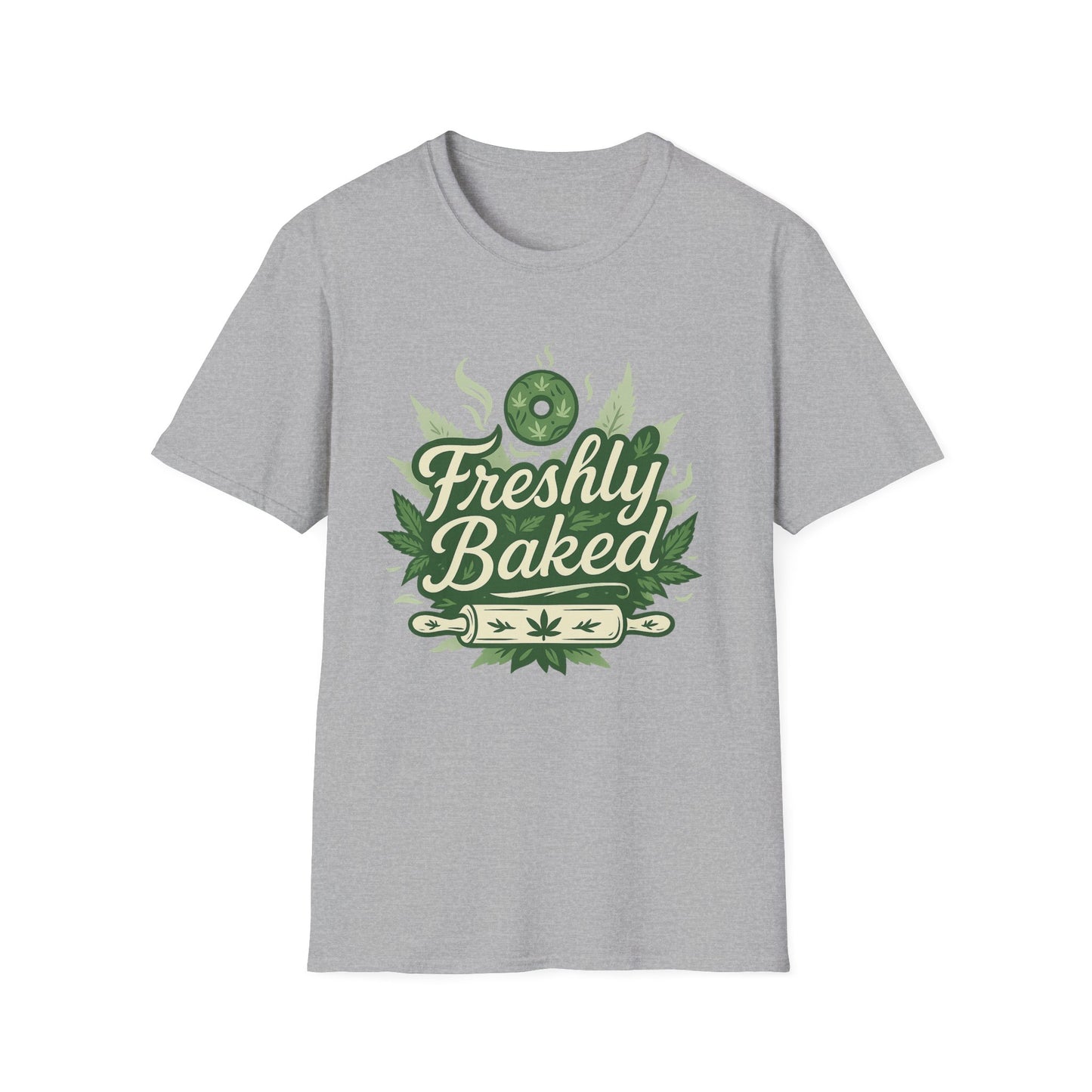 Freshly Baked T-Shirt, Unisex Graphic Tee for Cooks, Foodies, Parties, 420 Celebrations, Unique Gift Idea