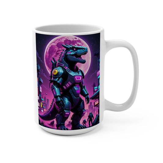 Futuristic Dinosaur-Themed Mug, 15oz Retro Space Design, Ideal Gift for Sci-Fi Lovers, Unique Home Decor, Perfect for Birthdays, [...]