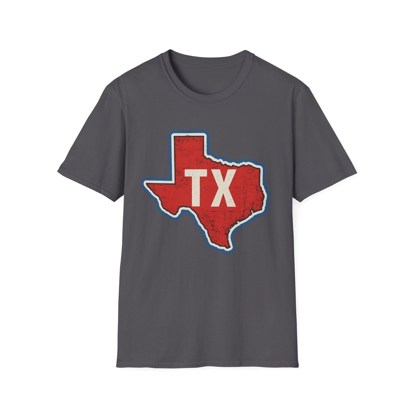 Texas State TX Map Shirt Bold Red Lone Star Tee Gift for Texans Southern Pride Fans of Texas Culture and Road Trip Junkies Who Love the Republic Vibe