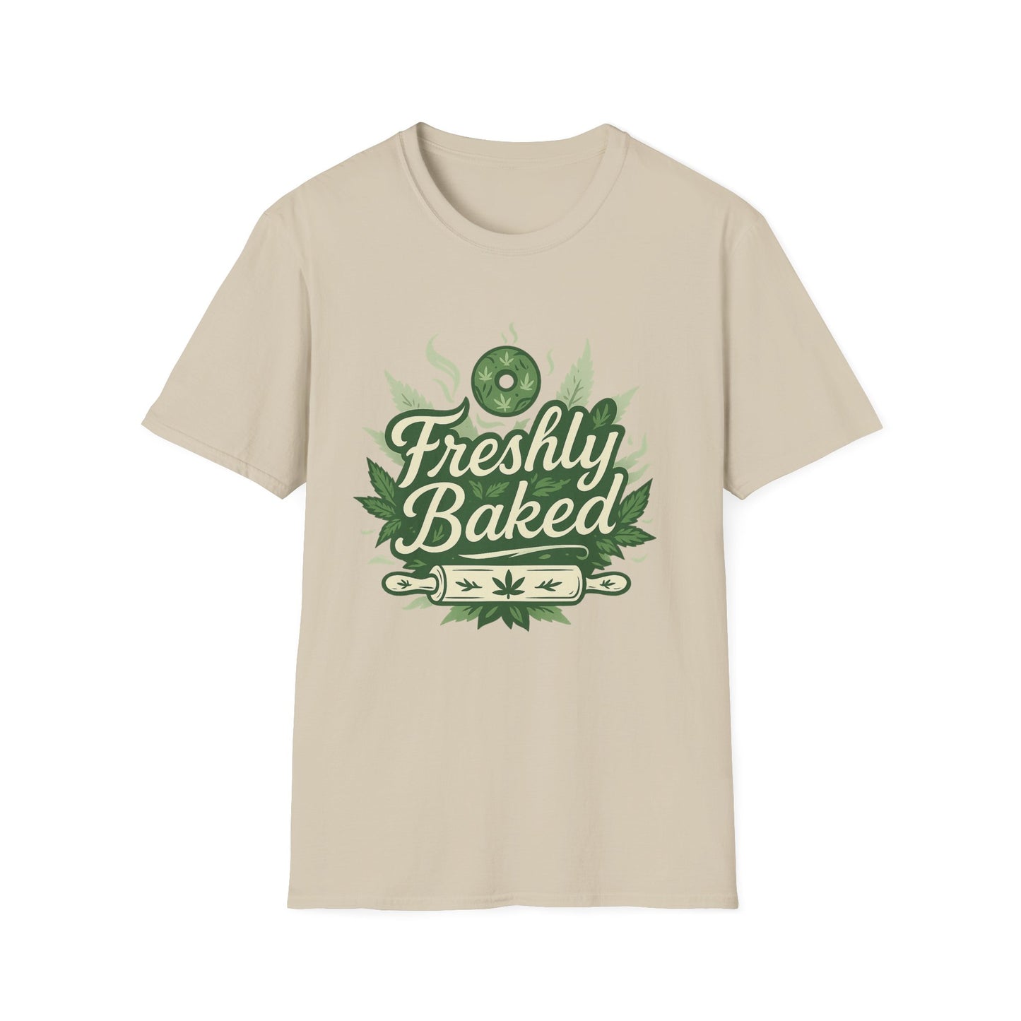 Freshly Baked T-Shirt, Unisex Graphic Tee for Cooks, Foodies, Parties, 420 Celebrations, Unique Gift Idea