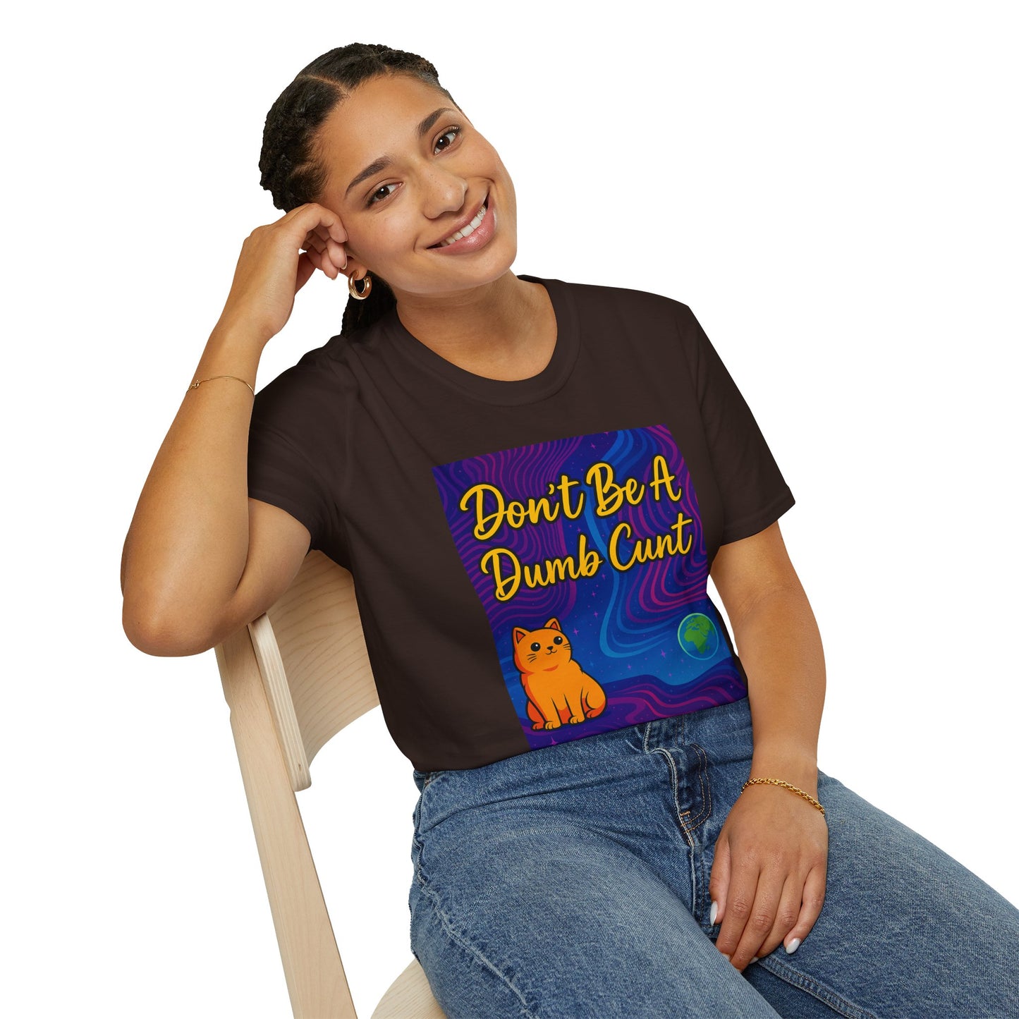 Funny Cat T-Shirt, Unisex Tee for Pet Lovers, Birthday Gift, Humor Shirt, Casual Wear, Unique Graphic Tee