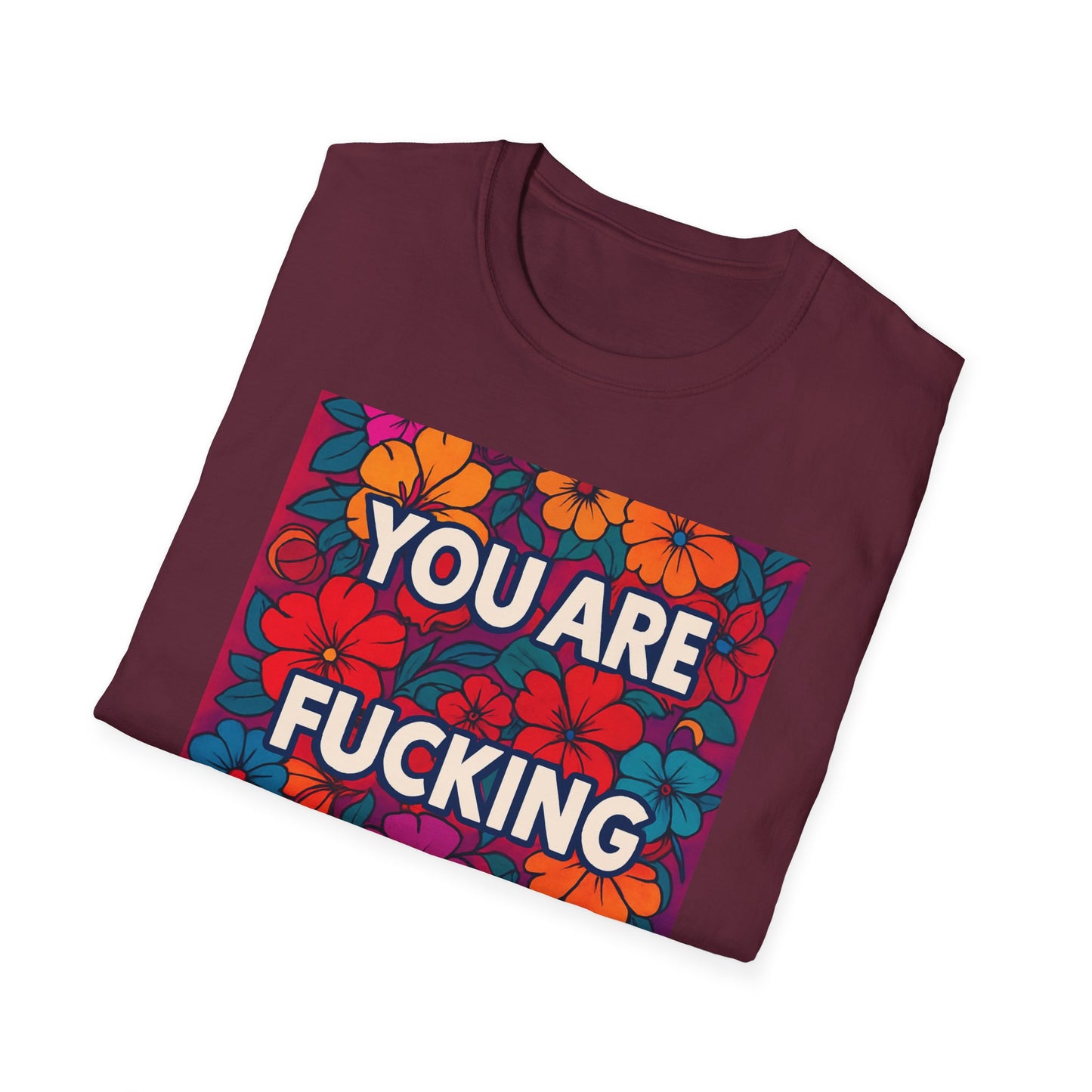 Colorful Inspirational Graphic T-Shirt, You Are Awesome Tee, Gift for Friends, Motivational Shirt, Casual Wear, Summer Vibes