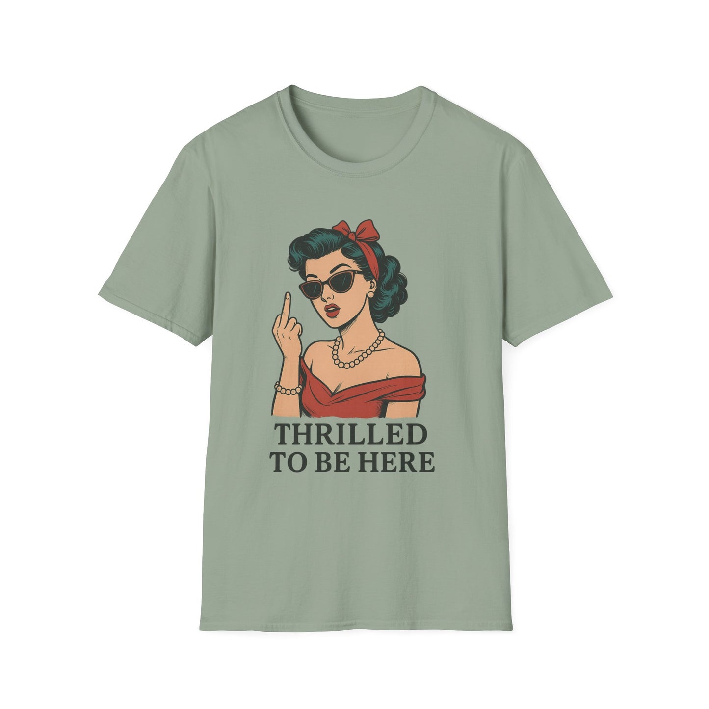 Vintage Pin Up Girl Graphic Tee, Stylish Casual Wear, Gifts for Her, Funny T-Shirt, Summer Fashion