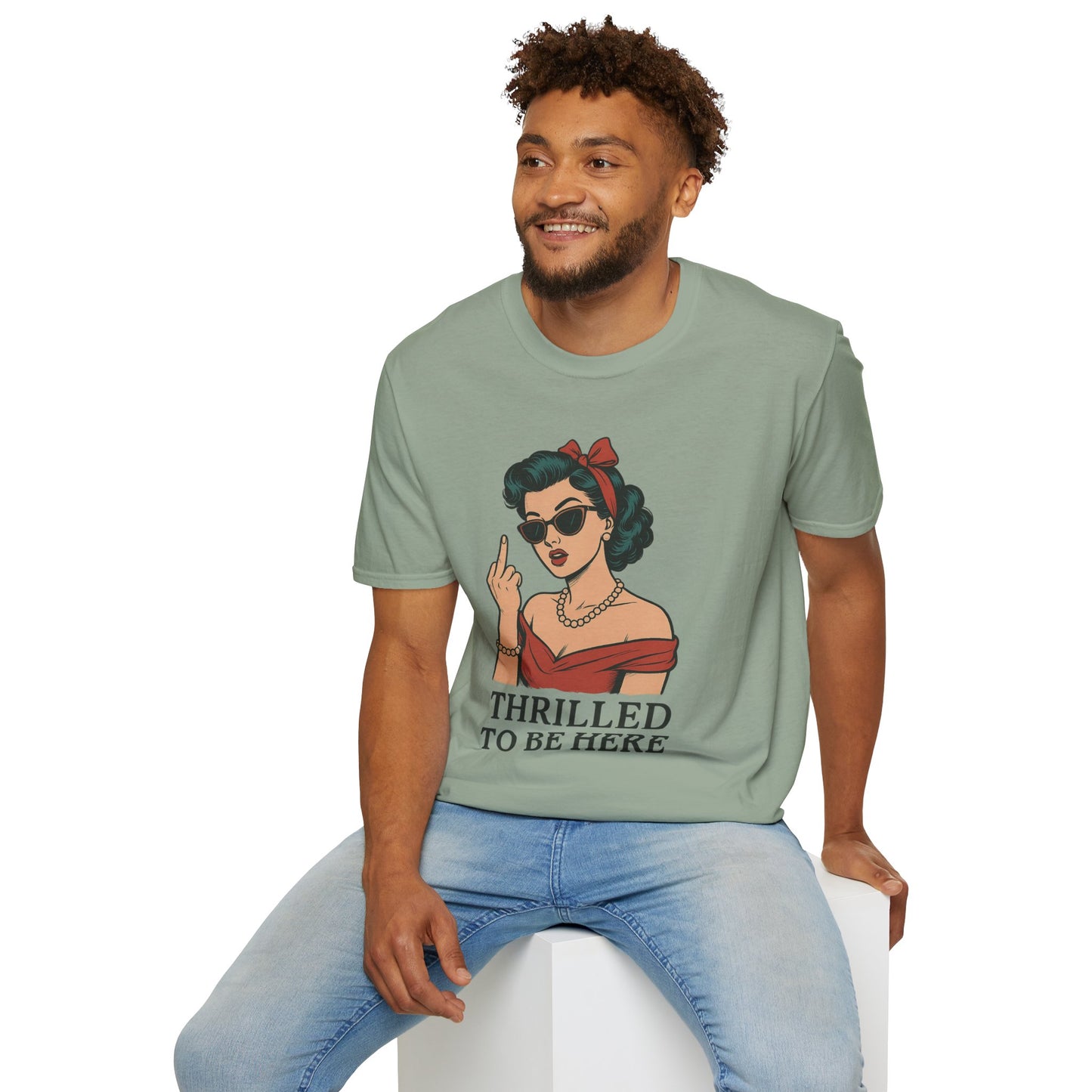 Vintage Pin Up Girl Graphic Tee, Stylish Casual Wear, Gifts for Her, Funny T-Shirt, Summer Fashion
