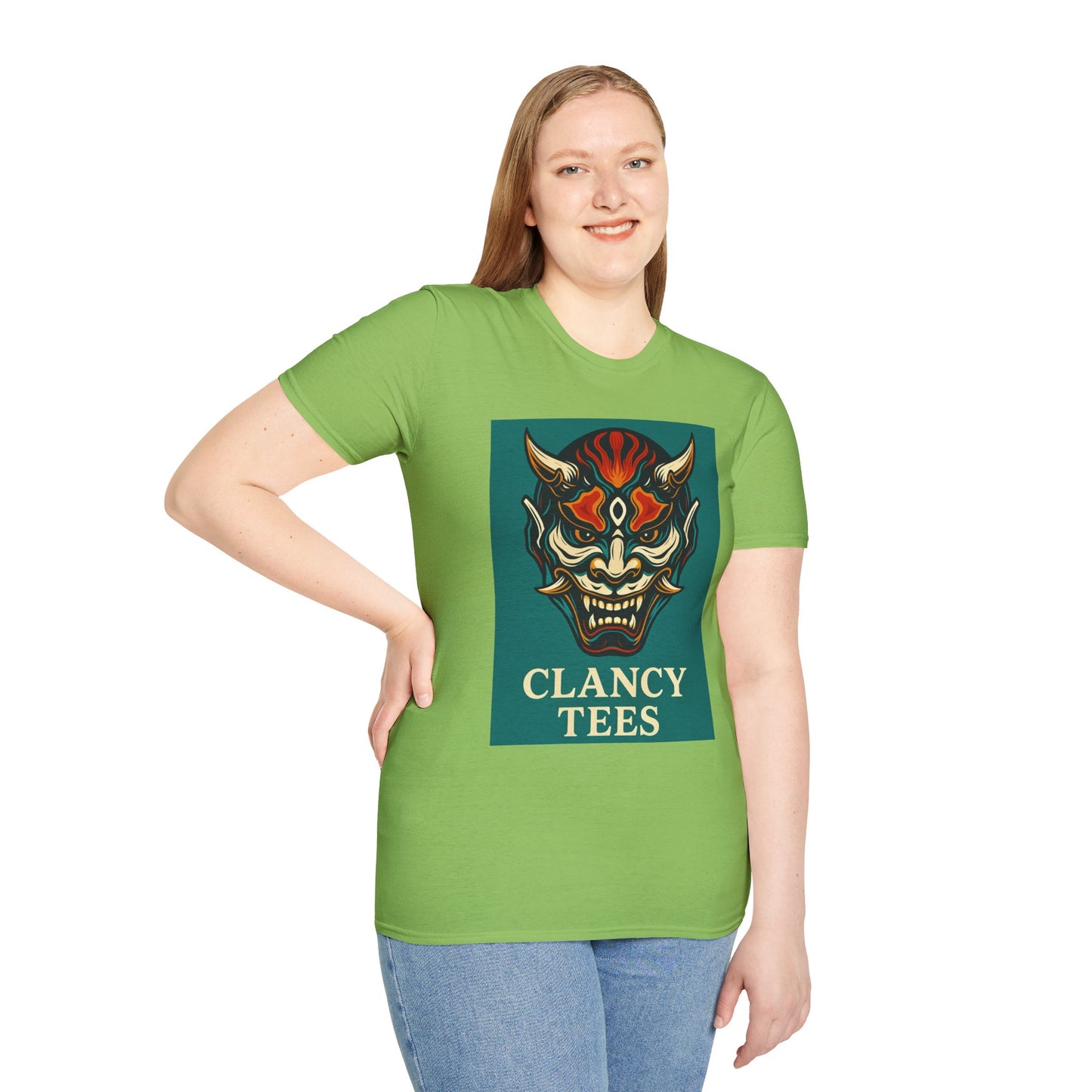Graphic T-Shirt with Unique Demon Design, Unisex Tee, Casual Wear, Gift for Fans, Halloween Apparel, Streetwear