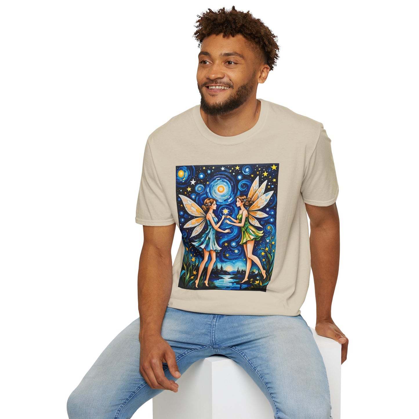 Enchanted Fairy T-Shirt, Magical Tees, Fantasy Apparel, Gift for Dreamers, Boho Style, Celestial Fashion, Nature Lover Shirt