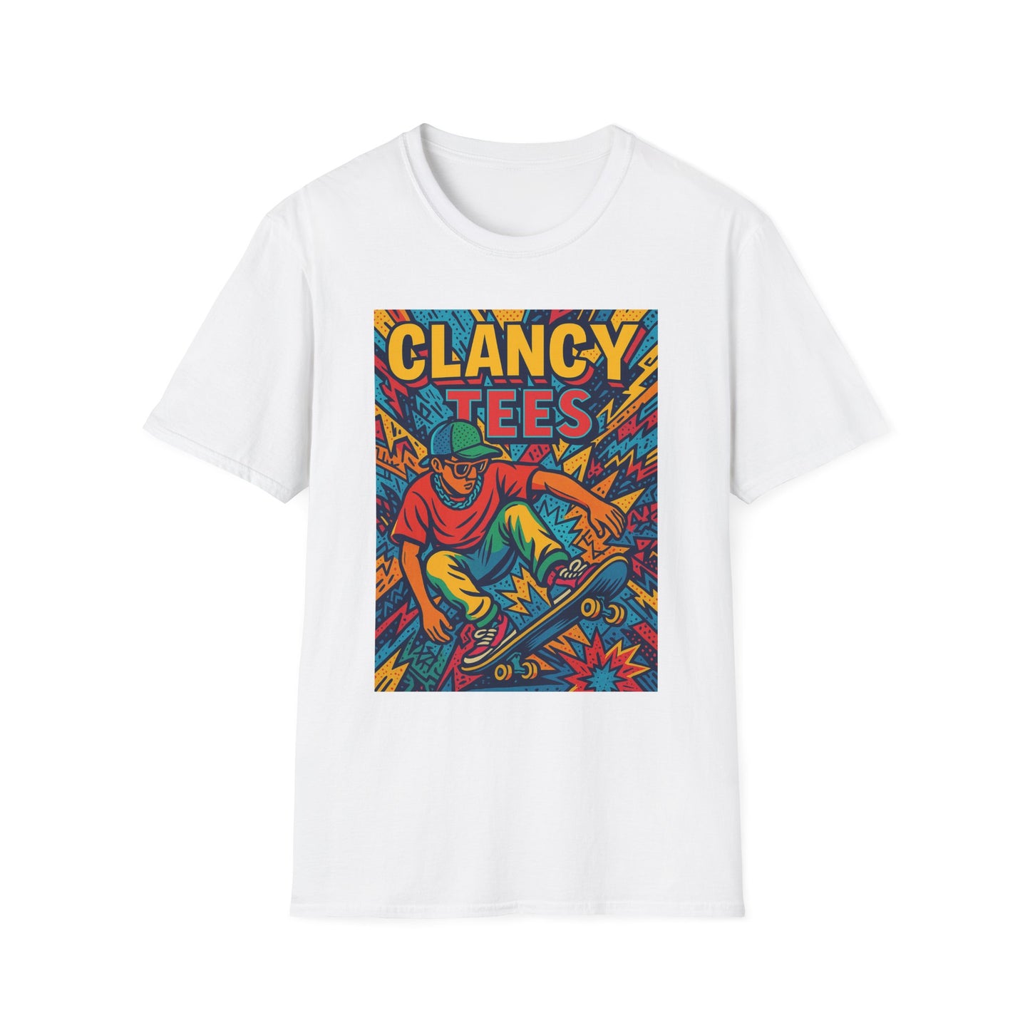 Retro Skateboard T Shirt for Skaters Graphic Tee for Skateboarding Fans Gift for Skateboarder Unisex Funny Skater Shirt