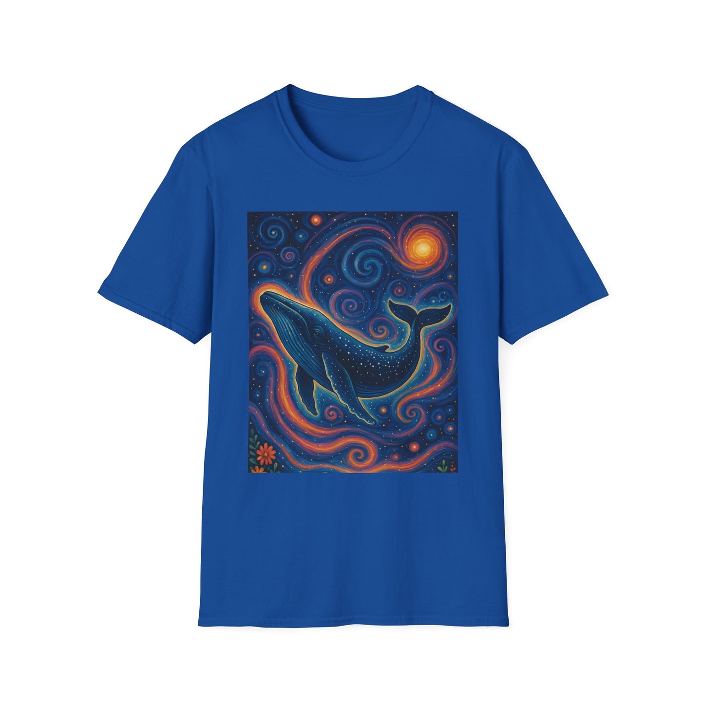 Cosmic Whale T-Shirt – Surreal Space Ocean Graphic Tee – Spiritual Whale Shirt Gift for Dreamers, Stargazers, Nature Nerds & Trippy Art Collectors