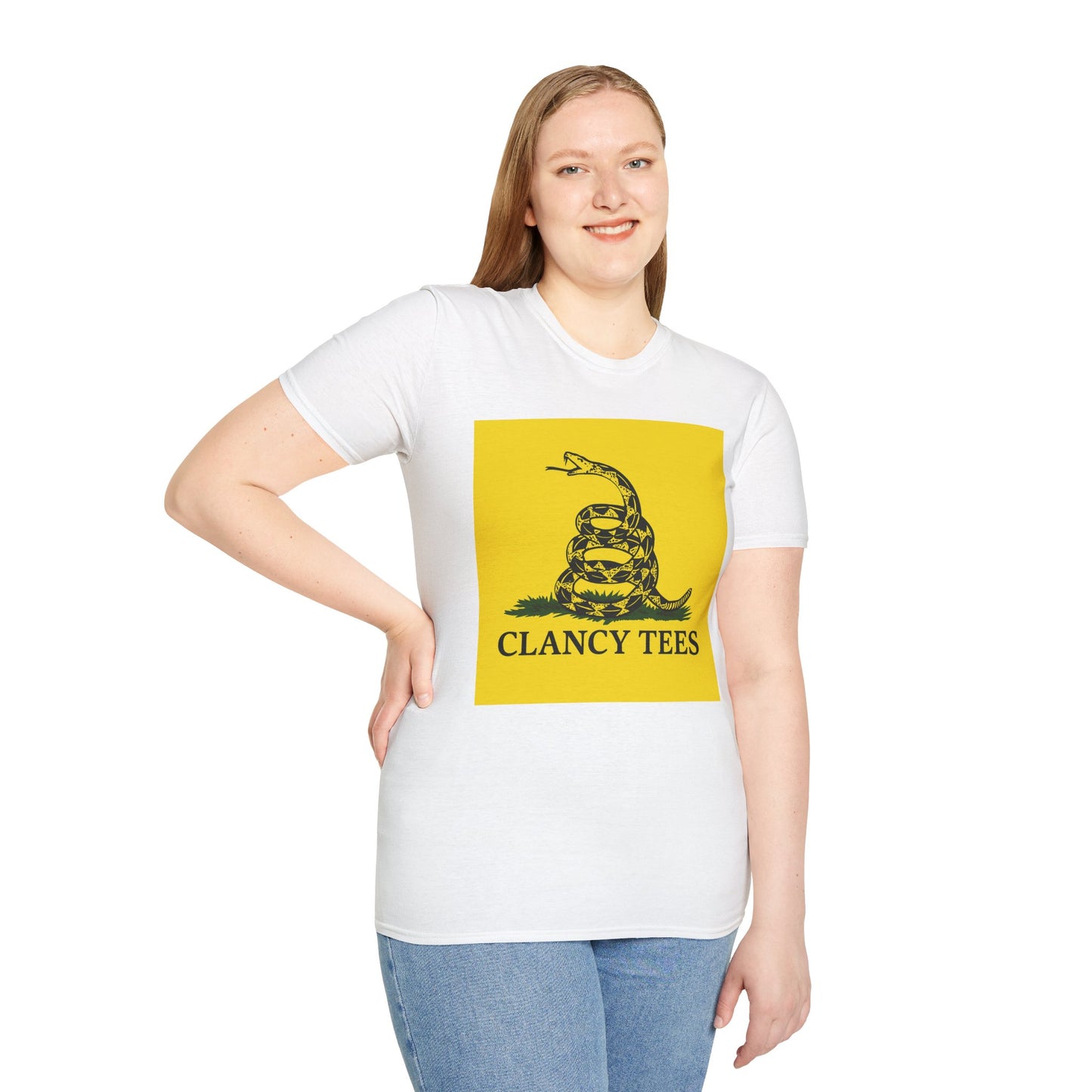 Coiled Snake Parody Tee – Satirical Rattlesnake Shirt – Gift for Sarcastic Rebels, Libertarian Dropouts, and Political Burnouts