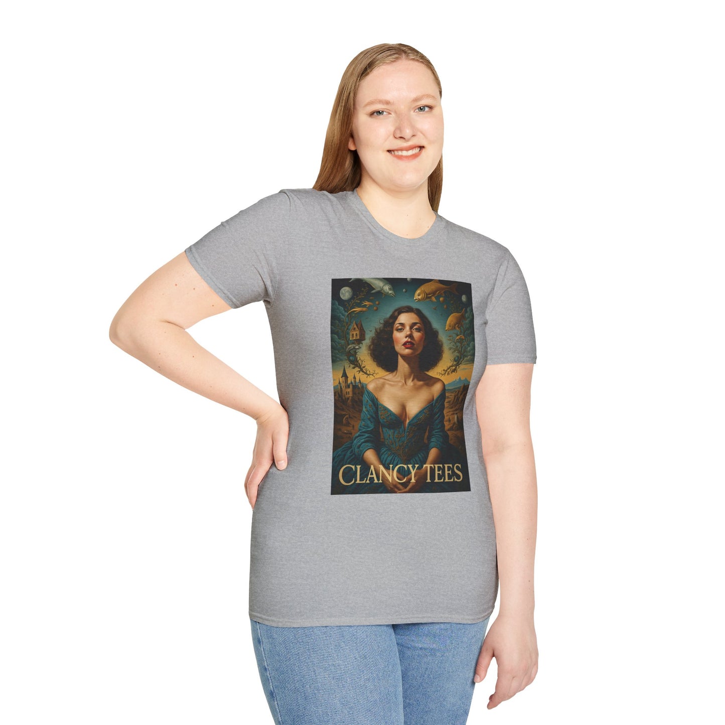 Surreal Renaissance Fantasy T-Shirt – Vintage Style Art Tee, Trippy Baroque Shirt, Gift for Art Lovers, Dreamy Historical Aesthetic Graphic