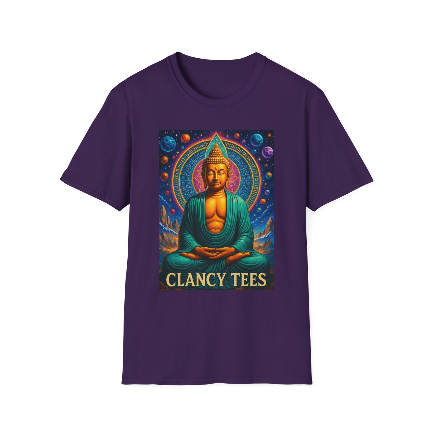 Trippy Buddha Meditation T-Shirt – Psychedelic Spiritual Shirt for Zen Seekers, Yoga Lovers, Gift for Mindful Friends, Cosmic Energy Tee