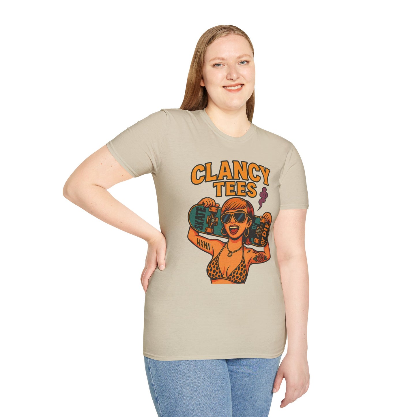 Trendy Graphic Tee, Vintage Skateboarding Shirt, Casual Summer Top, Perfect for Skate Enthusiasts, Streetwear Wardrobe
