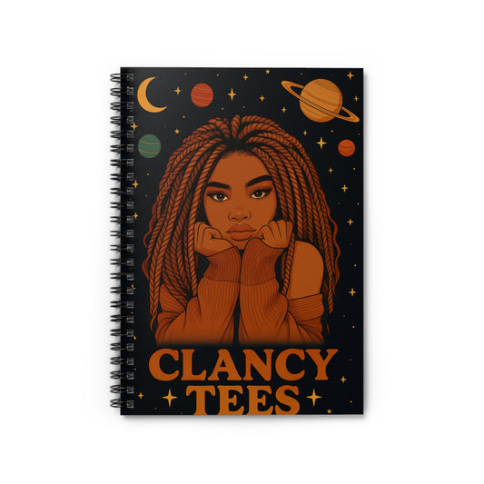 Afrofuturist Cosmic Journal Black Girl Magic Notebook Astrology Writing Pad Spiritual Galaxy Diary Gift for Dreamers