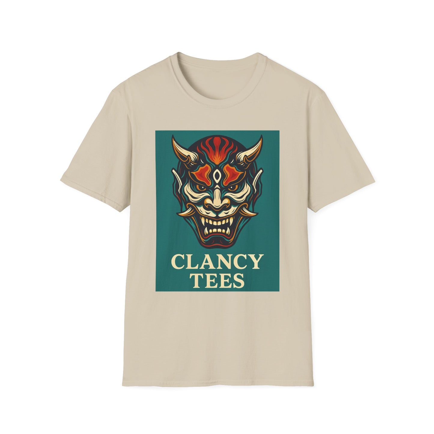 Graphic T-Shirt with Unique Demon Design, Unisex Tee, Casual Wear, Gift for Fans, Halloween Apparel, Streetwear
