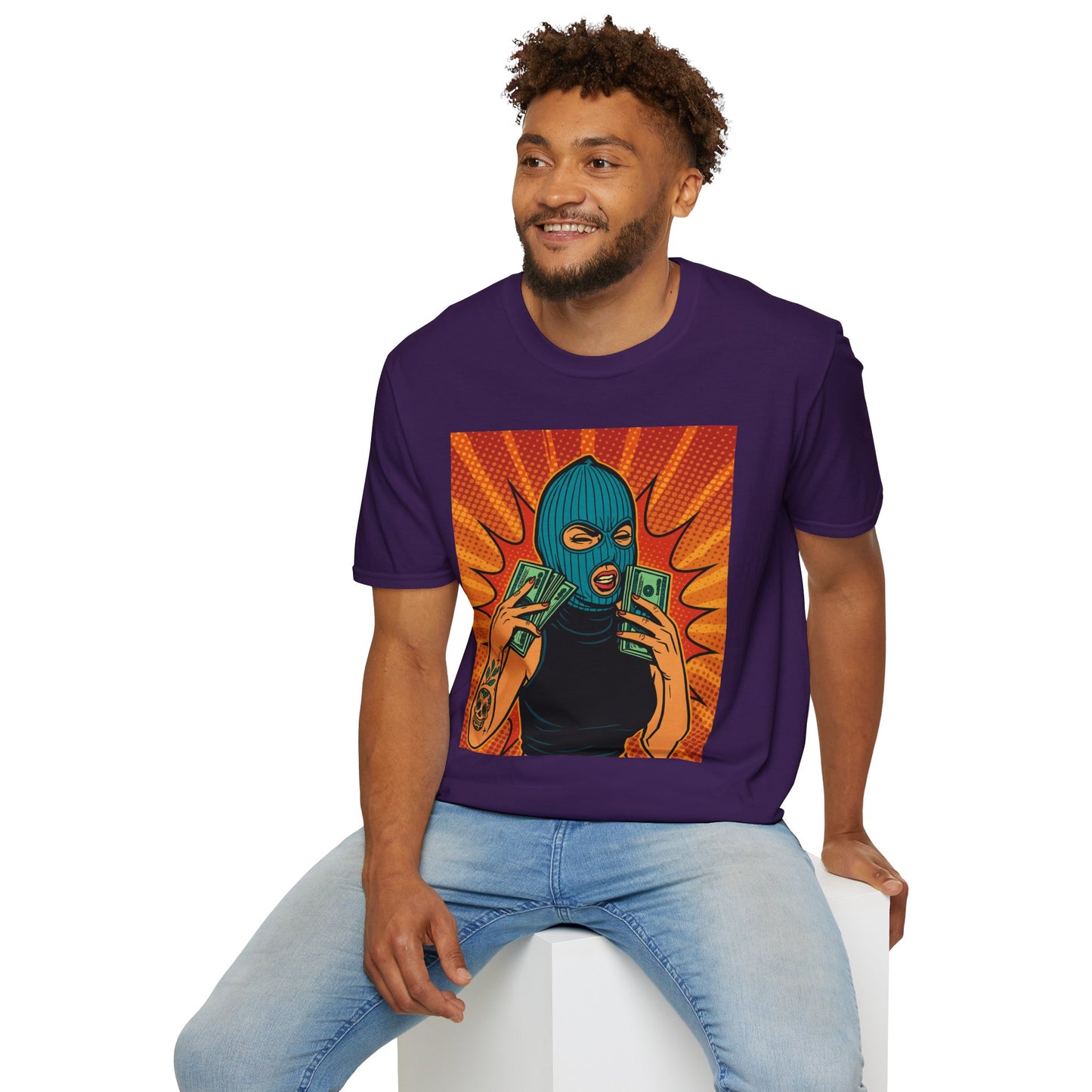 Trap Queen T Shirt Bad Girl Streetwear for Baddies Heist Fans Urban Fashion Rebels Hood Rich Aesthetic Graphic Tee for Bold Women Who Run the Game