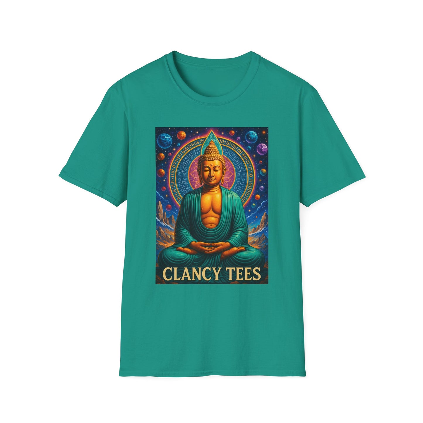 Trippy Buddha Meditation T-Shirt – Psychedelic Spiritual Shirt for Zen Seekers, Yoga Lovers, Gift for Mindful Friends, Cosmic Energy Tee