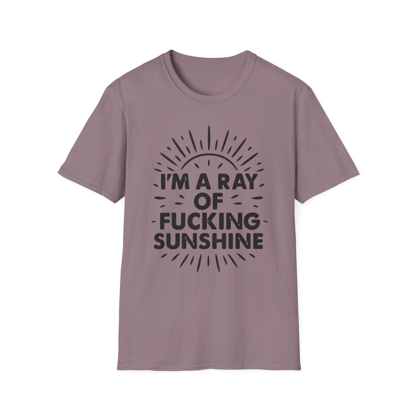 Ray of Fucking Sunshine Shirt – Sarcastic Funny Mood Tee – Gift for Cynical Friends, Bad Attitude Days, Grumpy People with Humor