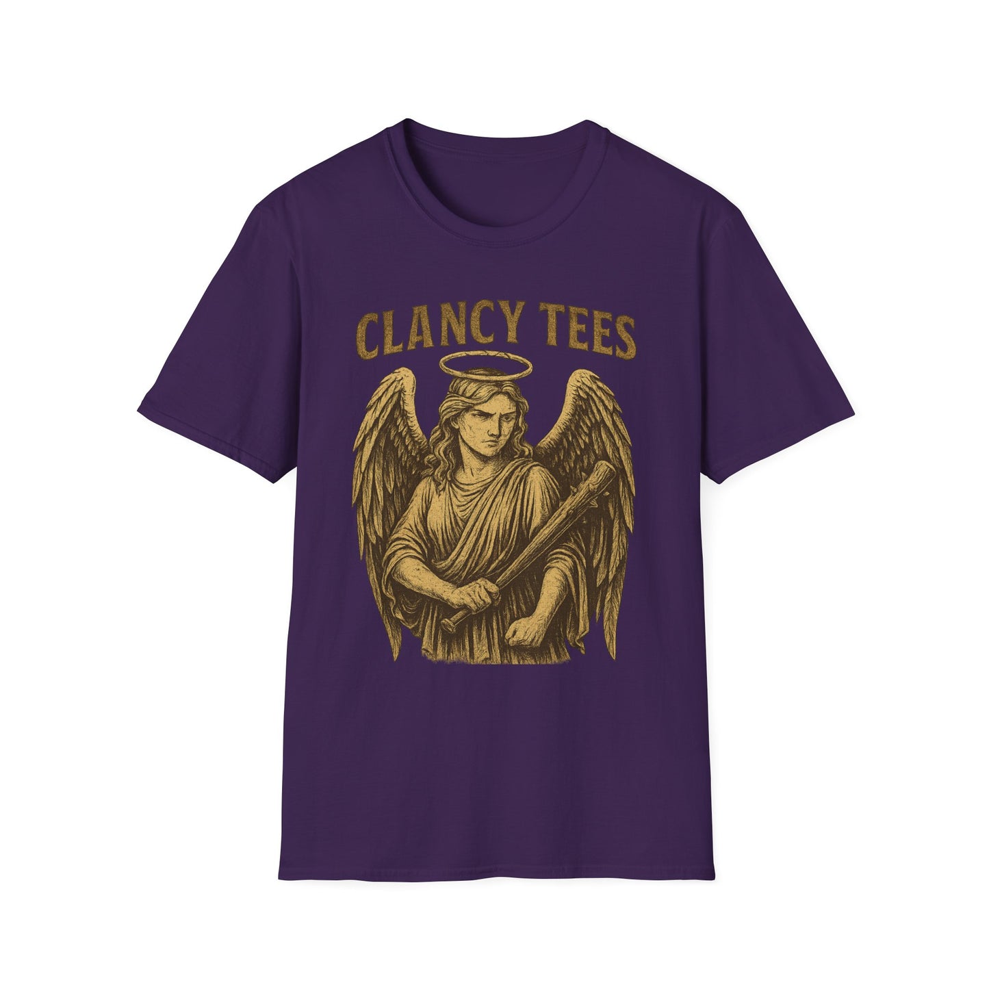 Warrior Angel T-Shirt Gothic Archangel Graphic Tee Dark Fantasy Shirt Gift for Metal Fans Gift for Angel Lovers Celestial Warrior Artwork